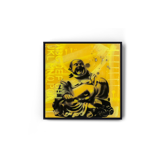 Laughing Yellow Buddha